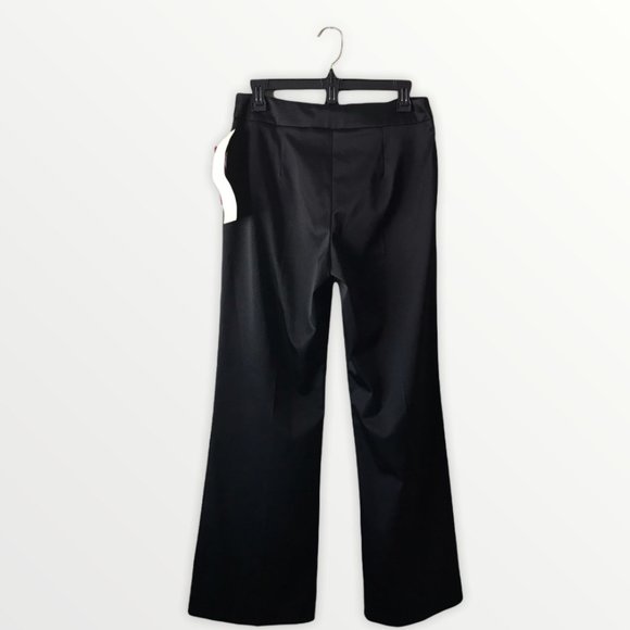 NWT  JS Collections Ladies Black Satin pants. - Picture 2 of 12